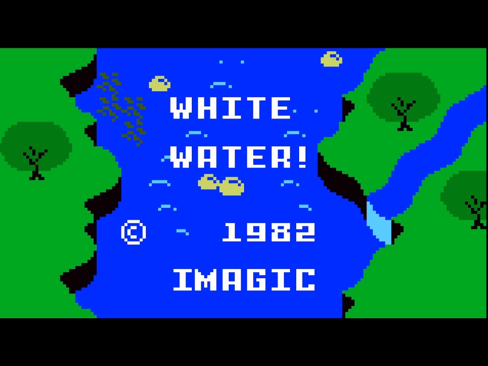 Title Screen of White Water for Intellivision